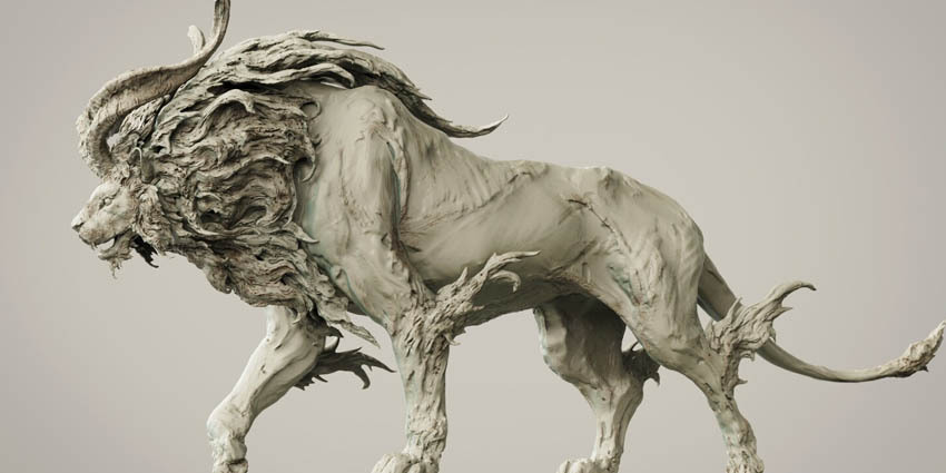 lion body