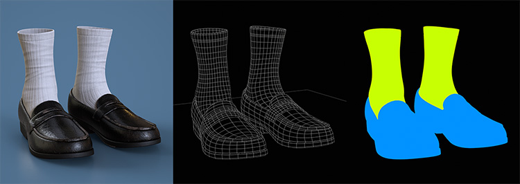 Render Wireframe in Marmoset Toolbag