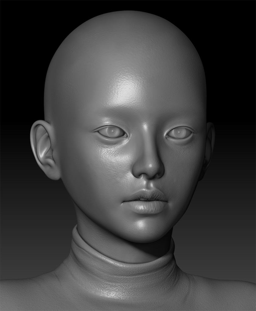 ZBrush Sculpt Close Up