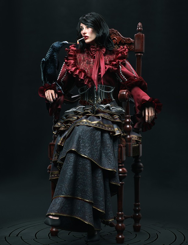 valentina iudina - The Crow